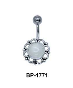 White Moonstone Belly Piercing BP-1771