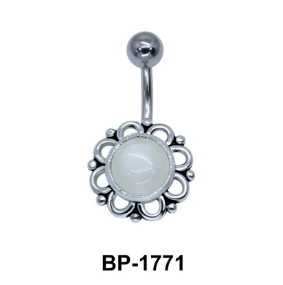 White Moonstone Belly Piercing BP-1771