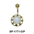 White Moonstone Belly Piercing BP-1771