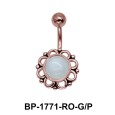 White Moonstone Belly Piercing BP-1771