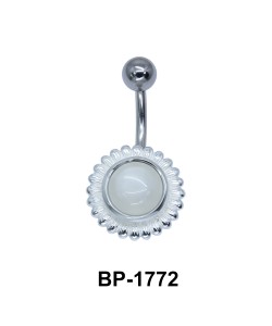 White Moonstone Belly Piercing BP-1772