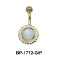 White Moonstone Belly Piercing BP-1772