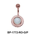 White Moonstone Belly Piercing BP-1772