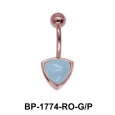 Aquamarine Belly Piercing BP-1774