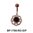 Black Agate Belly Piercing BP-1788