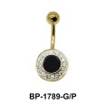 Black Agate Belly Piercing BP-1789