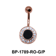 Black Agate Belly Piercing BP-1789