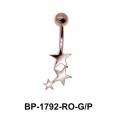 Three Star Belly Piercing BP-1792