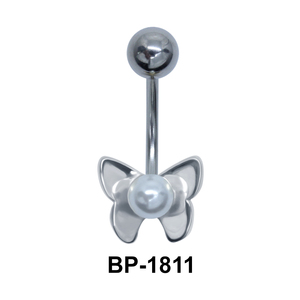 Butterfly Pearl Belly Piercing BP-1811