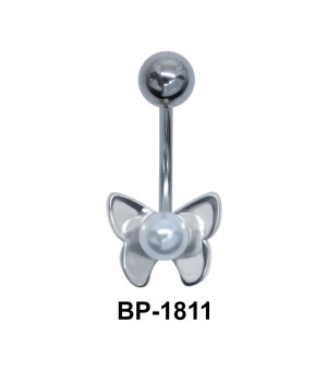 Butterfly Pearl Belly Piercing BP-1811