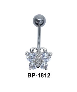 Butterfly CZ Belly Piercing BP-1812