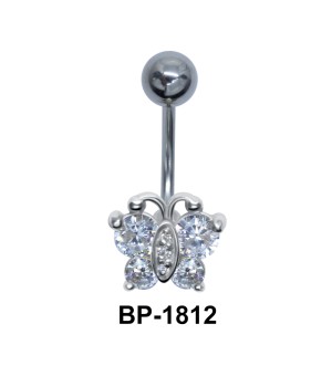 Butterfly CZ Belly Piercing BP-1812