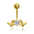 Valentine and Butterfly Belly Piercing BP-1815