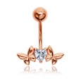 Valentine and Butterfly Belly Piercing BP-1815