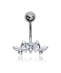 Valentine and Butterfly Belly Piercing BP-1815