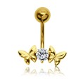 Beautiful Butterfly Belly Piercing BP-1816