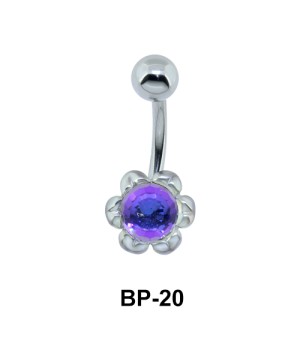 Flower Shaped Belly Piercing BP-20