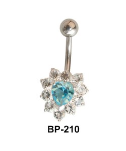 Heart Shaped Belly Piercing BP-210 