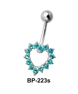 Heart Shaped Belly Piercing BP-223s