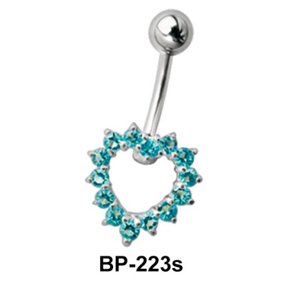 Heart Shaped Belly Piercing BP-223s