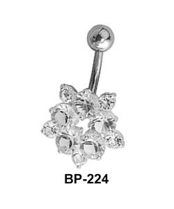 Flower Shaped Belly Piercing BP-224