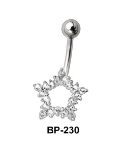 Star Shaped Belly Piercing BP-230