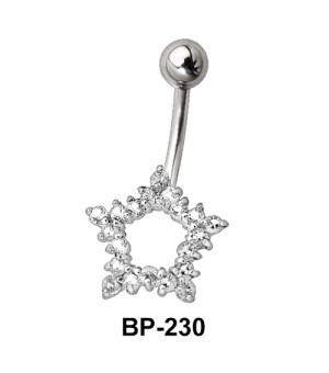 Star Shaped Belly Piercing BP-230