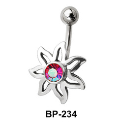 Flower Shaped Belly Piercing BP-234