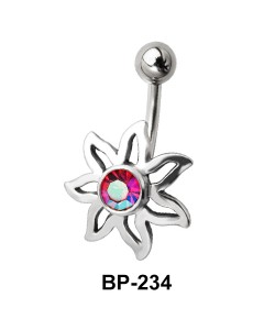 Flower Shaped Belly Piercing BP-234