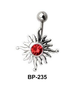 Vivid Sun Shaped Belly Piercing BP-235