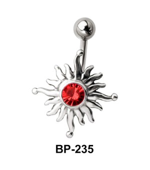 Vivid Sun Shaped Belly Piercing BP-235