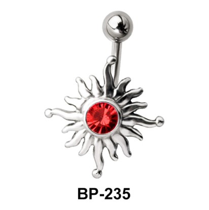 Vivid Sun Shaped Belly Piercing BP-235