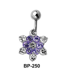 Flower Shaped Belly Piercing BP-250