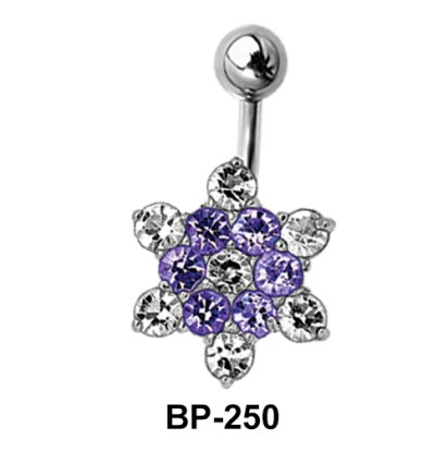 Flower Shaped Belly Piercing BP-250