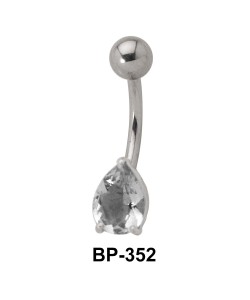 Pear Cut Stone Belly Piercing BP-352