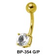 Red Stone Belly Piercing BP-354