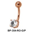 Red Stone Belly Piercing BP-354