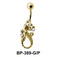 Dragon Shaped Belly Piercing BP-389