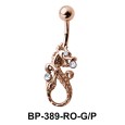 Dragon Shaped Belly Piercing BP-389