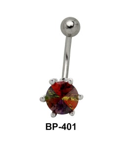 Rainbow Stone Belly Piercing BP-401