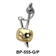 Sword in Halloween Mask belly Piercing BP-555