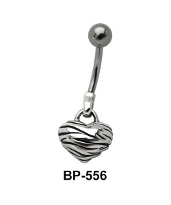 Heart Shaped Belly Piercing BP-556