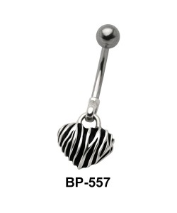 Heart Shaped Belly Piercing BP-557