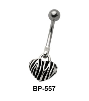 Heart Shaped Belly Piercing BP-557