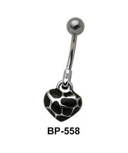 Heart Shaped Belly Piercing BP-558