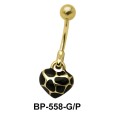 Heart Shaped Belly Piercing BP-558