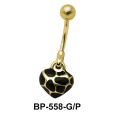 Heart Shaped Belly Piercing BP-558