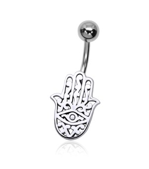 Hamsa Belly Piercing Design BP-570