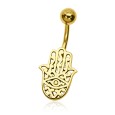 Hamsa Belly Piercing Design BP-570