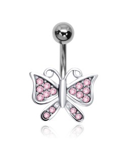 Butterfly Shaped Belly Piercing BP-581